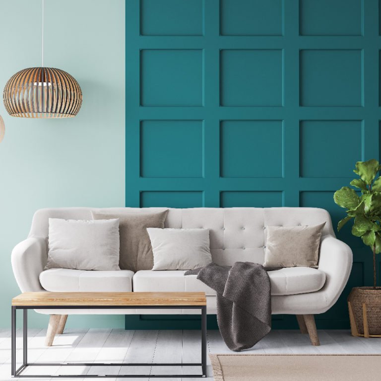 Interior design mock of luxury living room with elegant beige so
